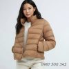 Áo lông vũ siêu nhẹ nữ không mũ Nhật Bản 450310 màu be 32 BEIGE